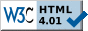 Valid HTML 4.0.1